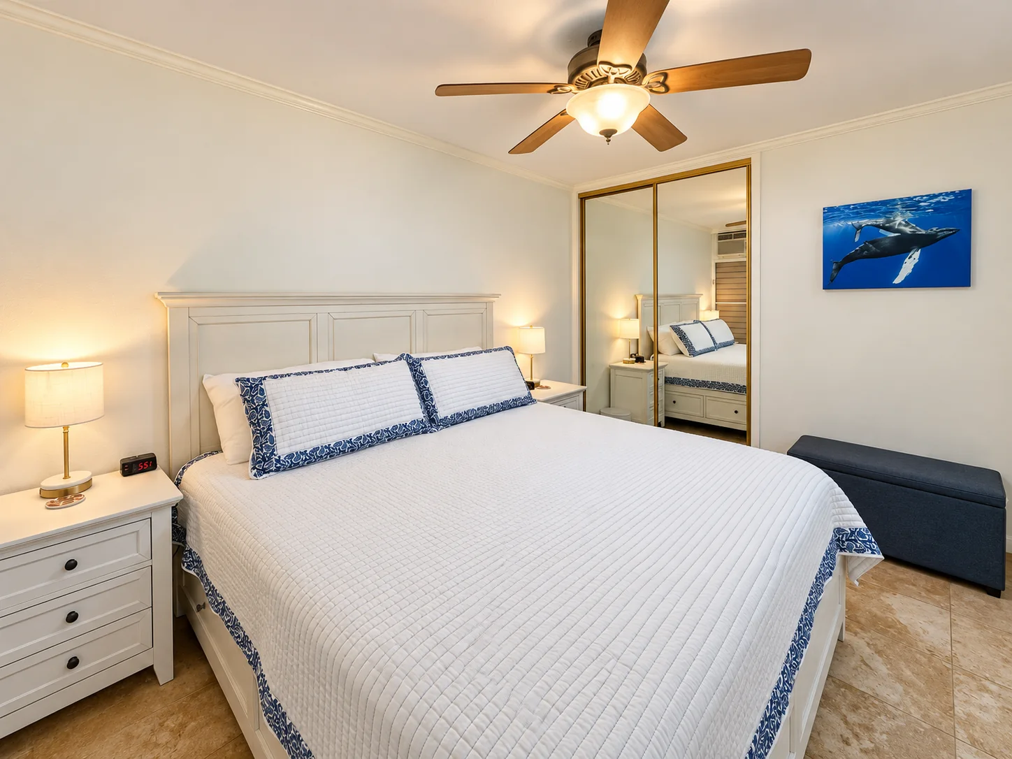 King bedroom in Unit 304